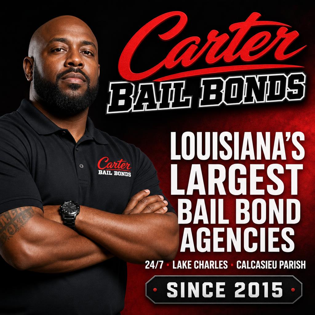 Carter Bail Bonds — one of Louisiana's largest bail bond agencies, serving Southwest Louisiana with trust and professionalism
